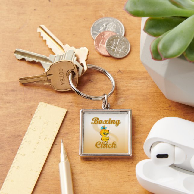Boxing Chick Keychain (Desk)