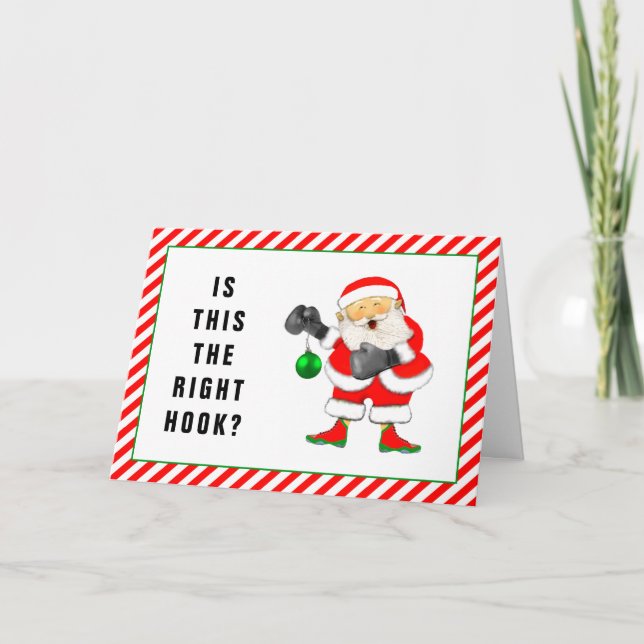 Boxing Christmas Holiday Card (Front)