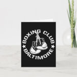 Boxing Club Baltimore Gloves Graphic For A Boxing  Card