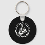Boxing Club Baltimore Gloves Graphic For A Boxing  Keychain
