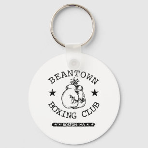 Boxing Club Beantown Boston Ma Vintage Keychain