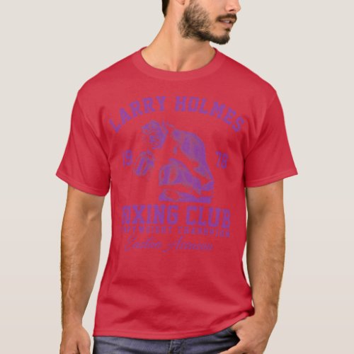 Boxing Club Larry Holmes Light Purple T_Shirt