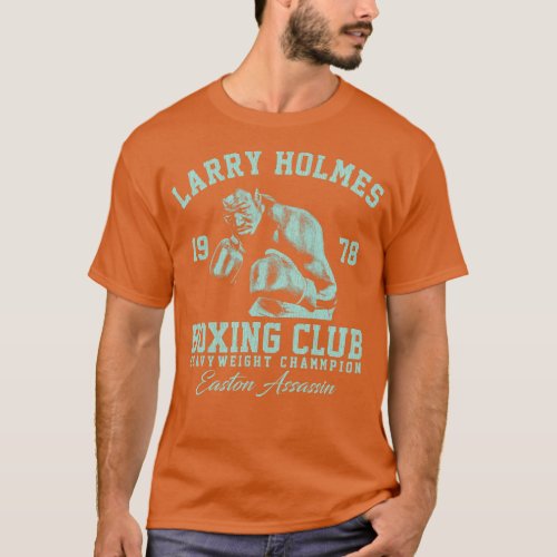 Boxing Club Larry Holmes Mint Green T_Shirt