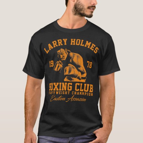 Boxing Club Larry Holmes Orange T_Shirt