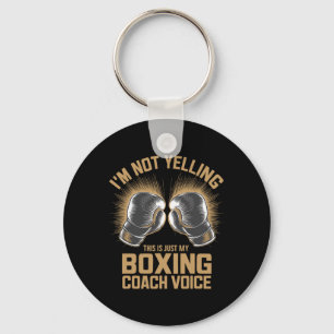 Boxing Coach Boxer Fighter Fight Boxers Coaching Keychain