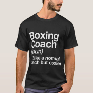 Boxing Coach Funny Sports Definition Trainer Marti T-Shirt