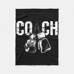 Boxing Coach - Kickboxing Kickboxer Gym Boxer _1 Fleece Blanket