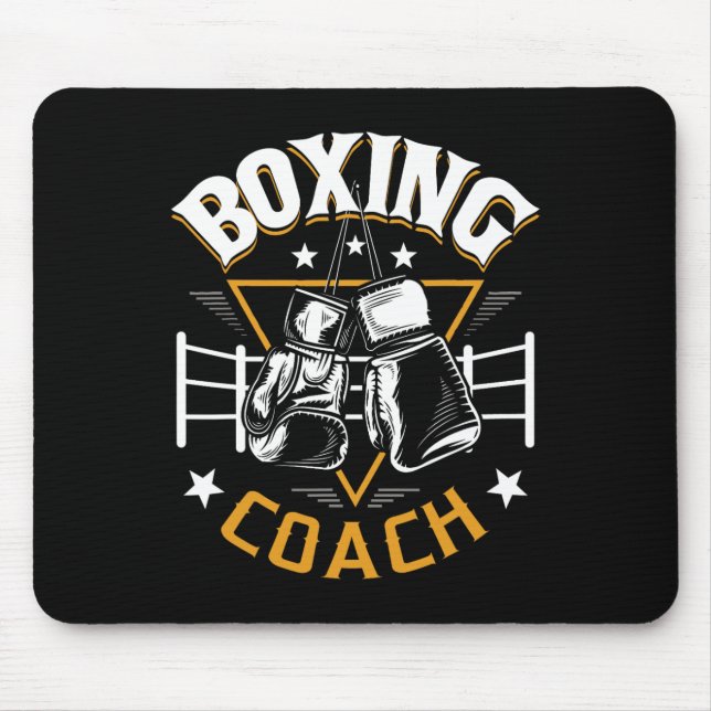 Boxing Coach - Kickboxing Kickboxer Gym Boxer 1  Mouse Pad (Front)