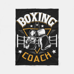 Boxing Coach - Kickboxing Kickboxer Gym Boxer Fleece Blanket