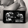 Boxing coach Watercolor art Business Card