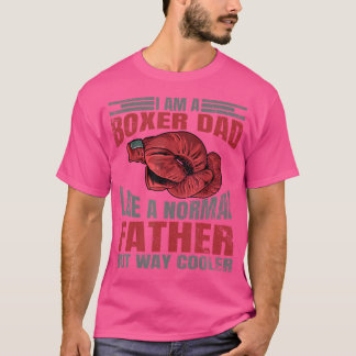 Boxing Combat Sports Father Sparring Gloves Dad Bo T-Shirt