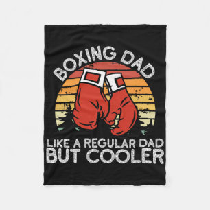 Boxing Dad - Boxing Moves Boxing Coach Daddy Boxer Fleece Blanket