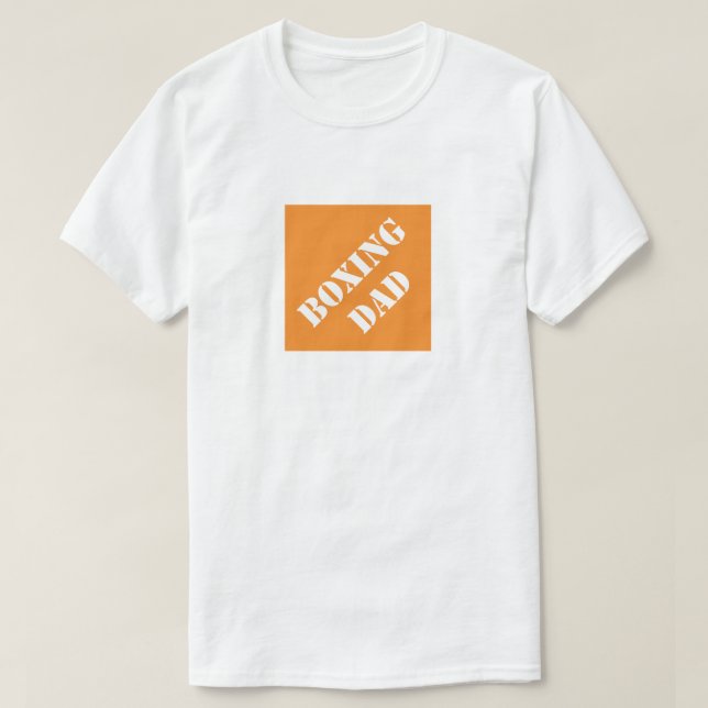 Boxing Dad Funny Dad Humorous Father's Day Gift T-Shirt (Design Front)