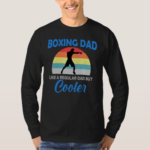 Boxing Dad Like A Regular Dad But Cooler Vintage B T_Shirt