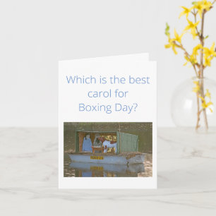 Boxing Day Christmas Card