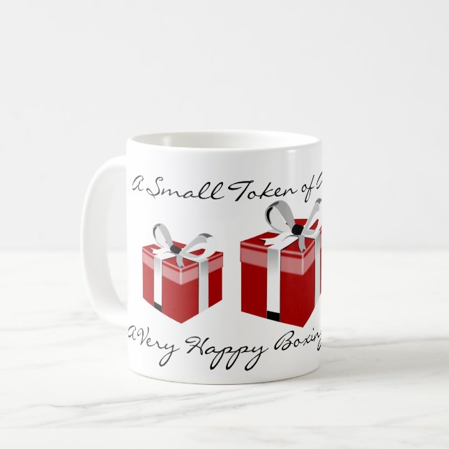 Boxing Day Employee Gift Coffee Mug (Front Left)