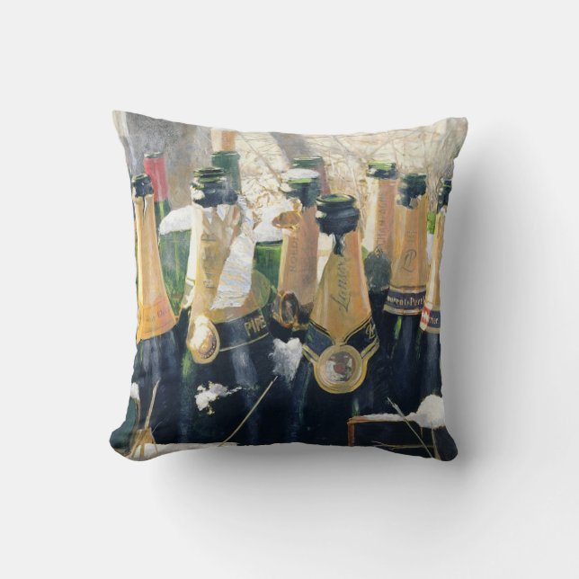 Boxing Day Empties 2005 Throw Pillow (Front)