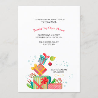 Boxing Day Holiday Invitation