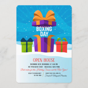 Boxing Day Invitation