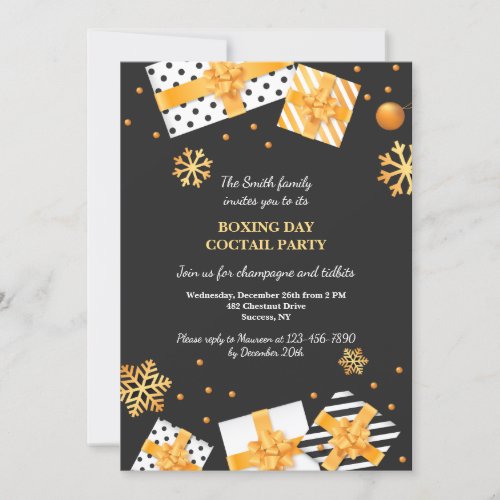 Boxing Day Invitation