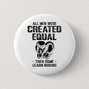 Boxing Day Love Boxing Training Coach Fighter Button