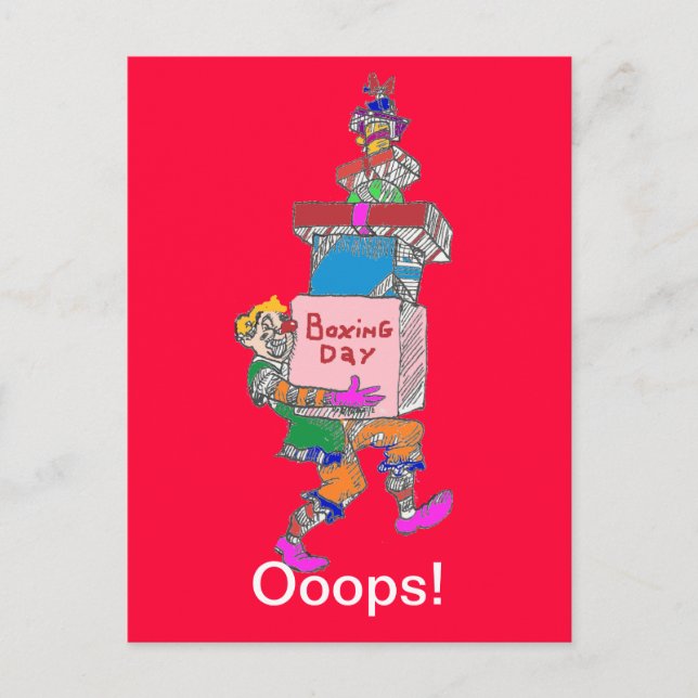 Boxing Day Postcard (Front)