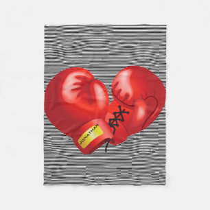 Boxing Design Fleece Blanket