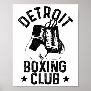 Boxing Detroit Michigan Martial Arts Boxer 1 Poster