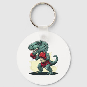 Boxing Dinosaur Boxer Dino Kickboxing T-rex Boxing Keychain