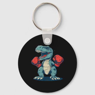 Boxing Dinosaur Boxer Dino Kickboxing T-rex Boxing Keychain