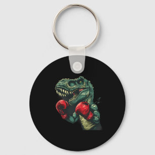 Boxing Dinosaur Boxer Dino Kickboxing T-rex Boxing Keychain
