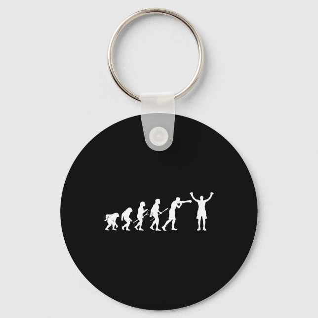 Boxing Evolution - Boxing Lover Boxer Kickboxing F Keychain (Front)