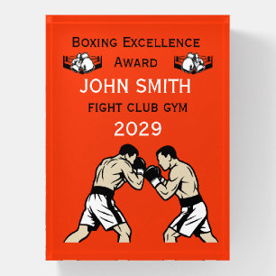 Boxing Excellence Paperweight