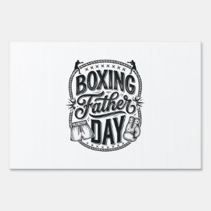 Boxing Father Day Vintage Engraving Shirt Design_1 Sign