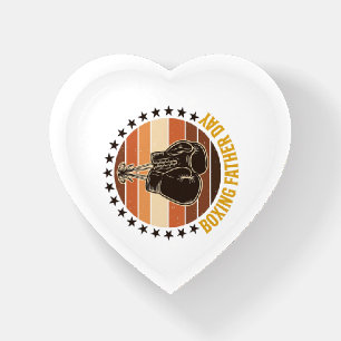Boxing Father Day Vintage Gloves Shirt Design_1 Paperweight