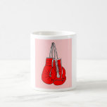 Boxing Female Boxer Retro Boxing Gloves Coffee Mug