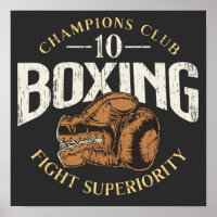 Boxing fight gloves distressed