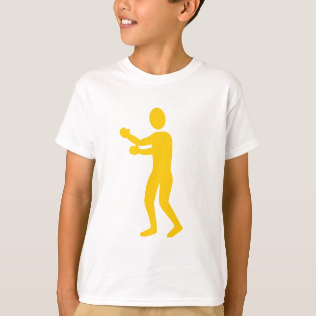 Boxing Figure - Amber T-Shirt (Front)