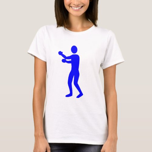 Boxing Figure _ Blue T_Shirt
