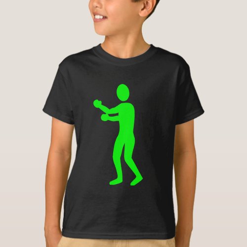 Boxing Figure _ Green T_Shirt