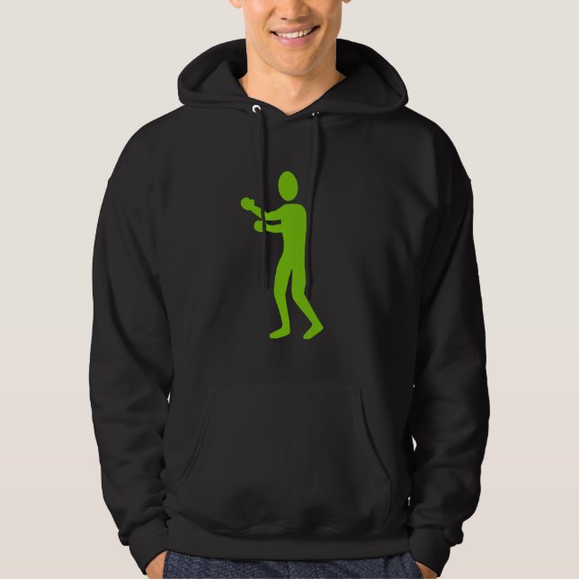 Boxing Figure - Martian Green Hoodie (Front)