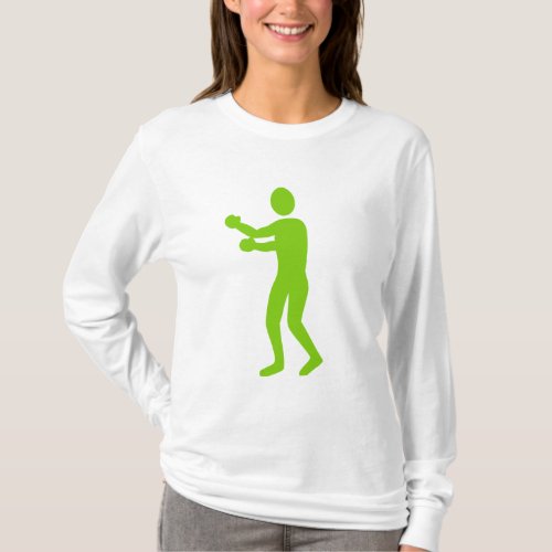 Boxing Figure _ Martian Green T_Shirt