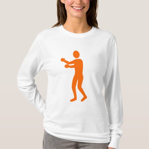 Boxing Figure _ Orange T_Shirt