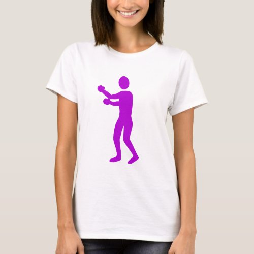 Boxing Figure _ Purple T_Shirt