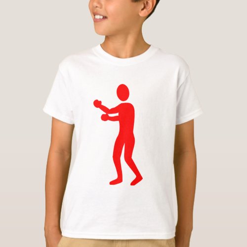 Boxing Figure _ Red T_Shirt