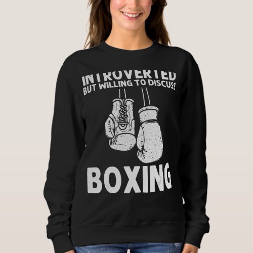 Boxing For Men Women Kickboxing Coach Boxer Gloves Sweatshirt