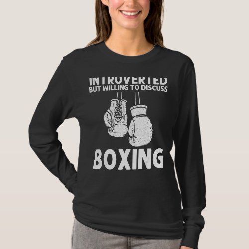 Boxing For Men Women Kickboxing Coach Boxer Gloves T_Shirt