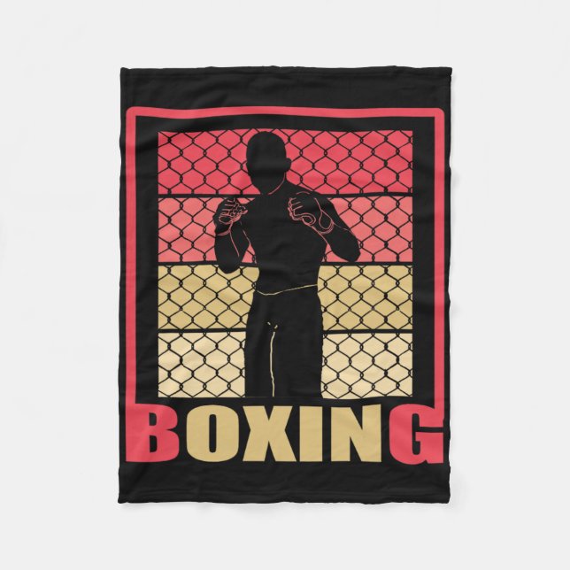 Boxing Forever - Boxing Fan - Boxer - Boxing Gym - Fleece Blanket (Front)
