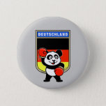 Boxing Germany Panda Pinback Button at Zazzle