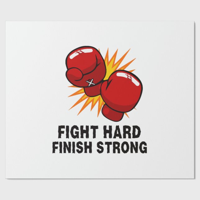 Boxing-gift  wrapping paper (Flat)